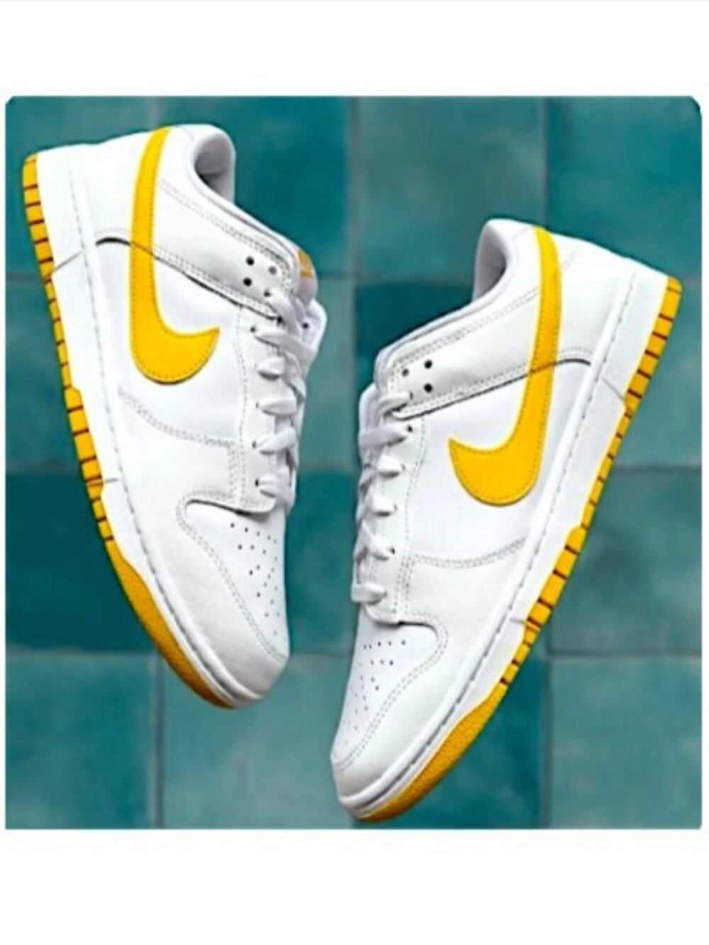 Nike 🆕️Dunk Low Retro Men's Shoes White/Summit White/University Gold Size 11